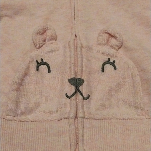 Pink Jacket with Bear Face Pockets - Picture 2 of 5